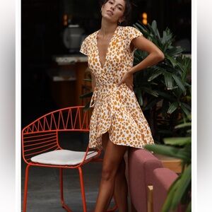 NWT XIX palms Santiago dress sz S